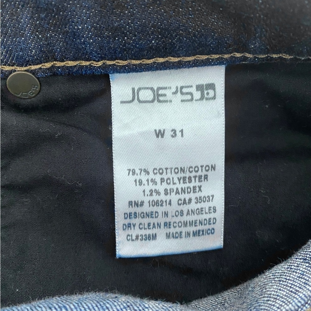 JOE’S Dark Wash Chrissy 8” Bermuda Jean Shorts - Picture 3 of 4